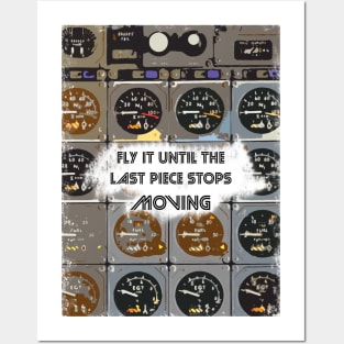 Aviation Airplane Cockpit Pilot Slogan Posters and Art